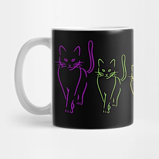 Vibrants cats Mug